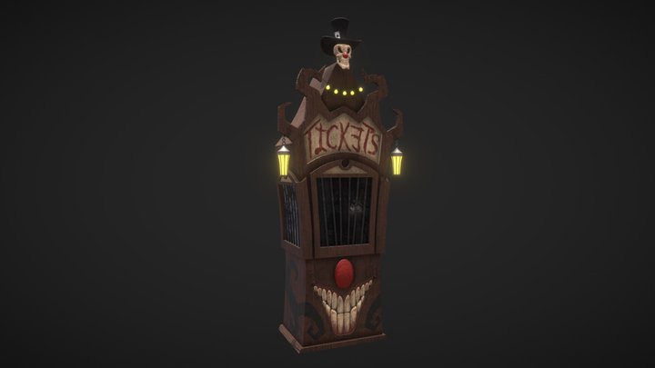 The Freakshow - Ticket Booths 3D Model
