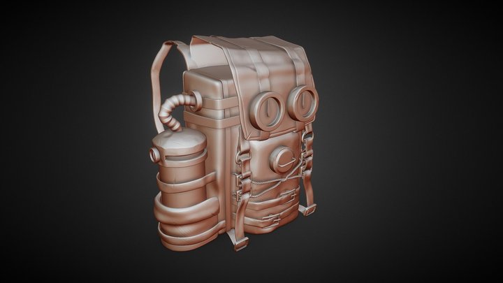 Artificer's Backpack 3D Model