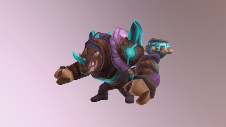 Armadillo 3D Model