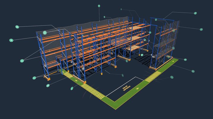 Rayonnages Stock-Options (Complete Edition) 3D Model