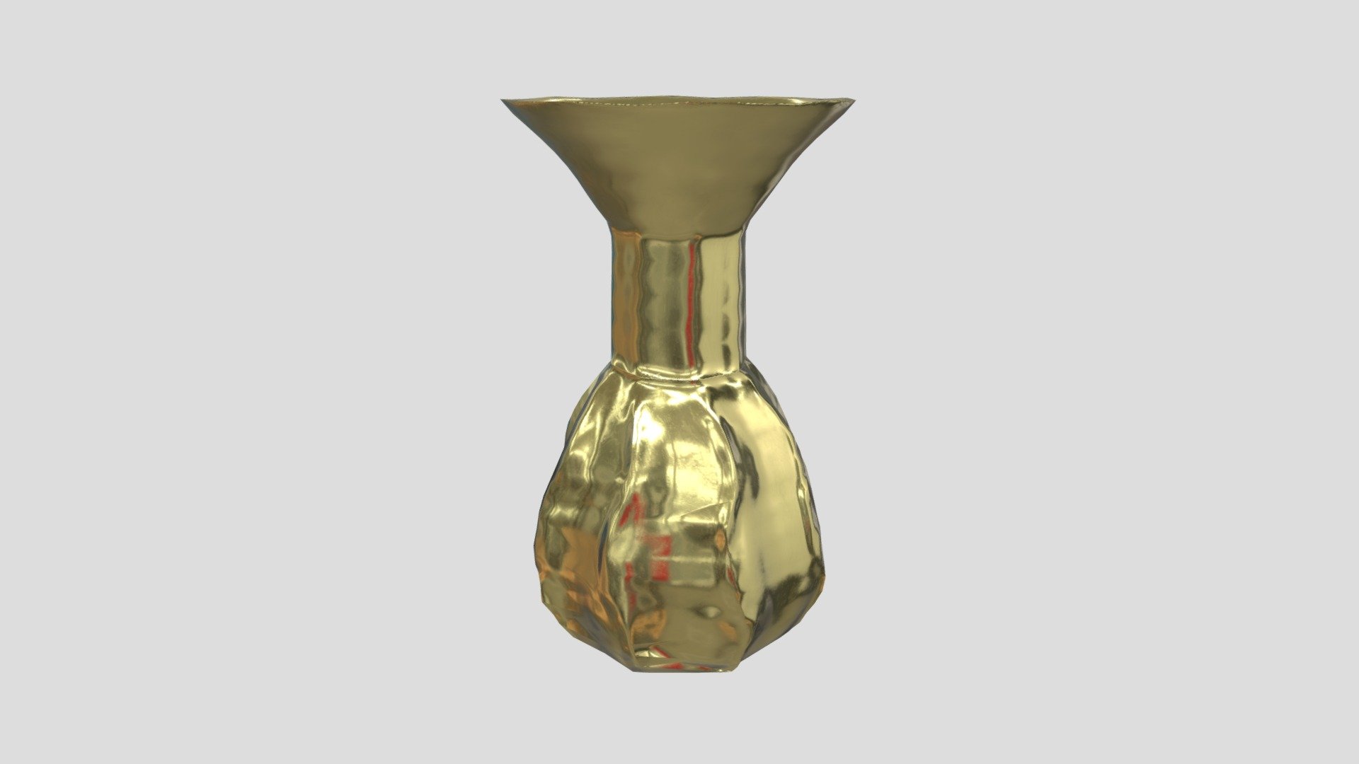Golden vase - 3D model by Thorby76 [f5ade6a] - Sketchfab