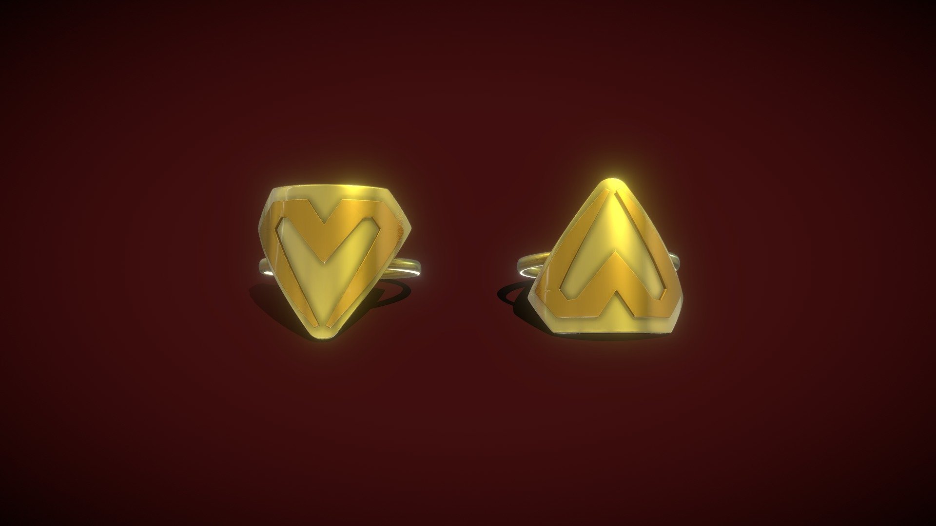 M and W Logo Ring - Buy Royalty Free 3D model by Sandeep Choudhary ...