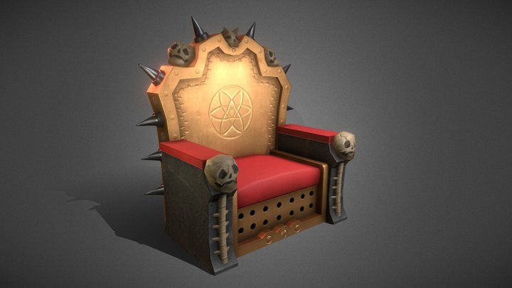 Death Throne 3D Model