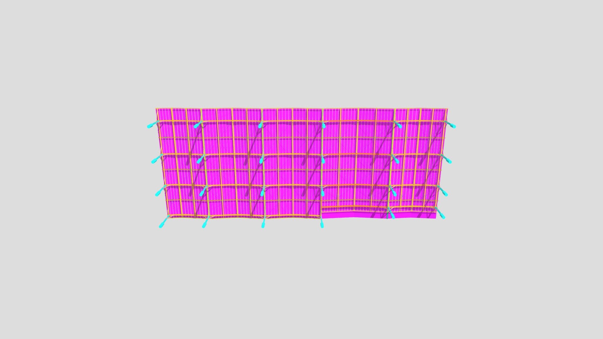 20220518-01-南寧高中風雨球場鋼棚架3D