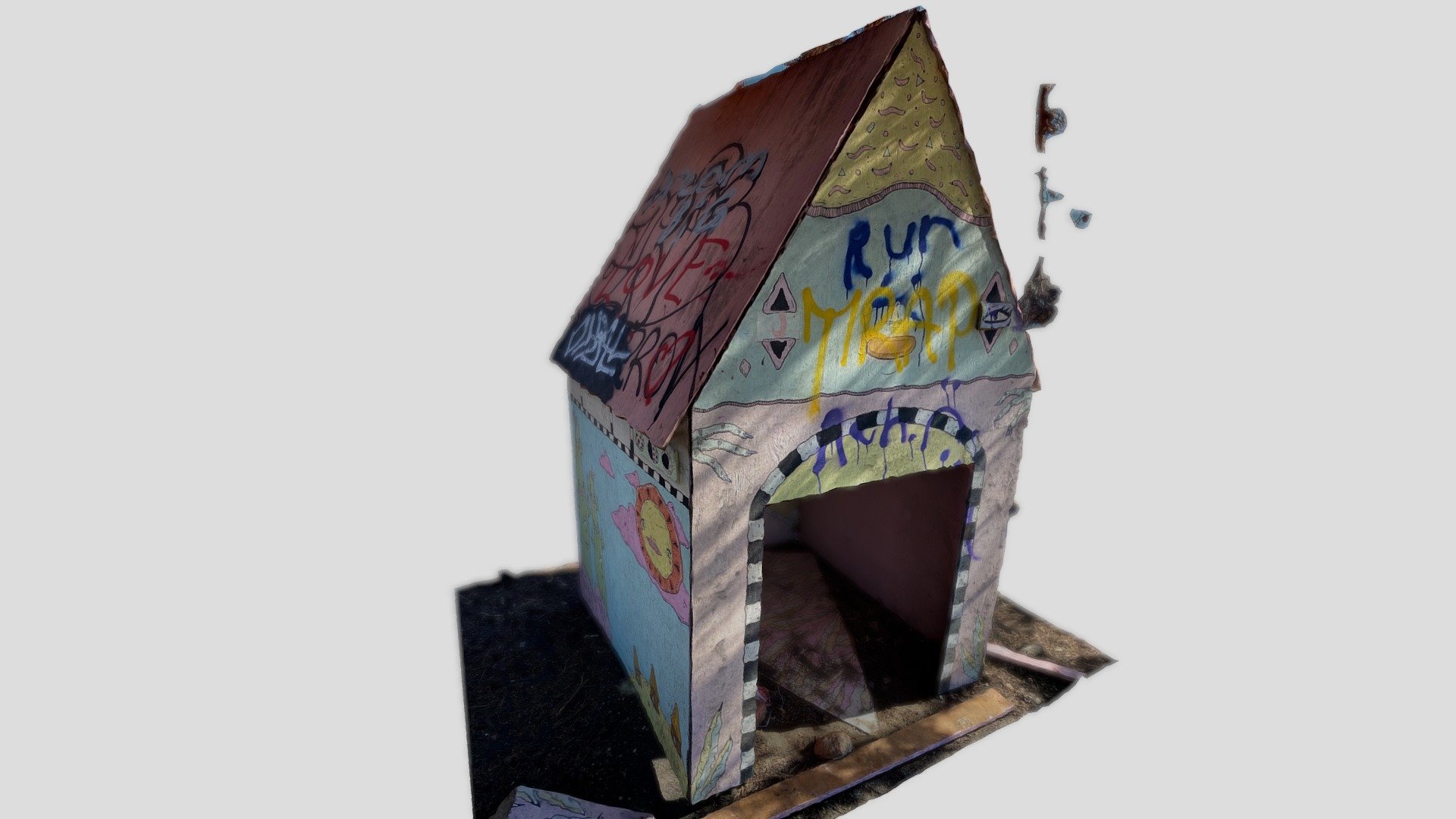 7: Albany bulb play house