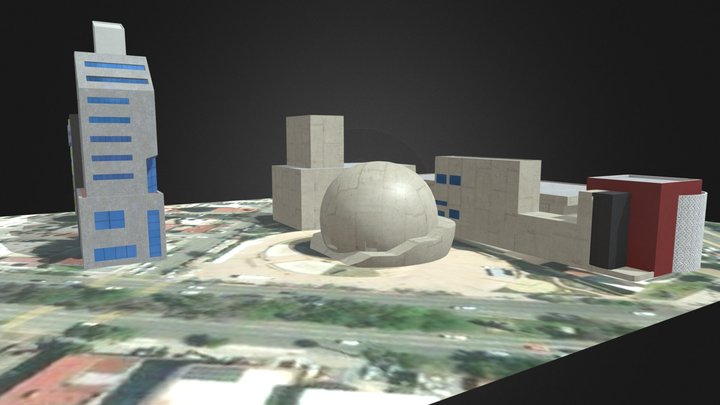 Centro Cultural Tijuana (CECUT) 3D Model