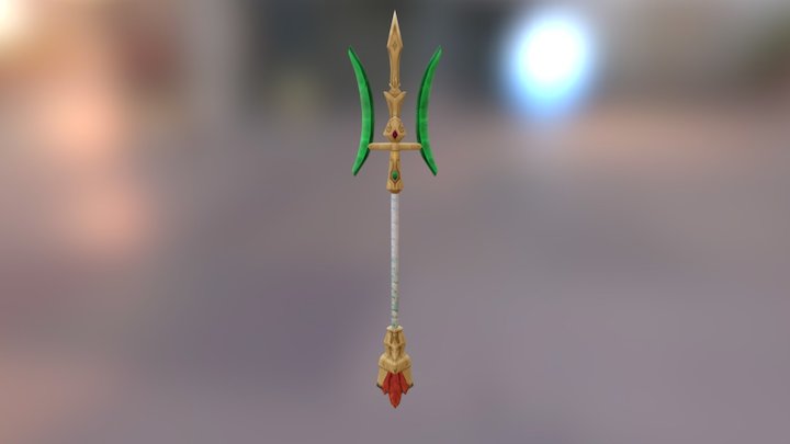 "Jade Phoenix" Lance 3D Model