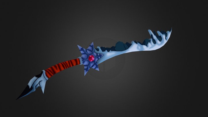 Blizzard Blade from Dragon Quest VIII 3D Model