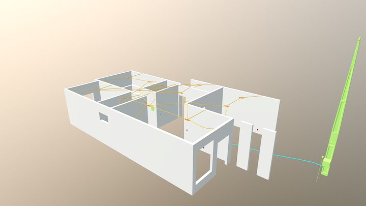 Elétrica Residencial 3D Model
