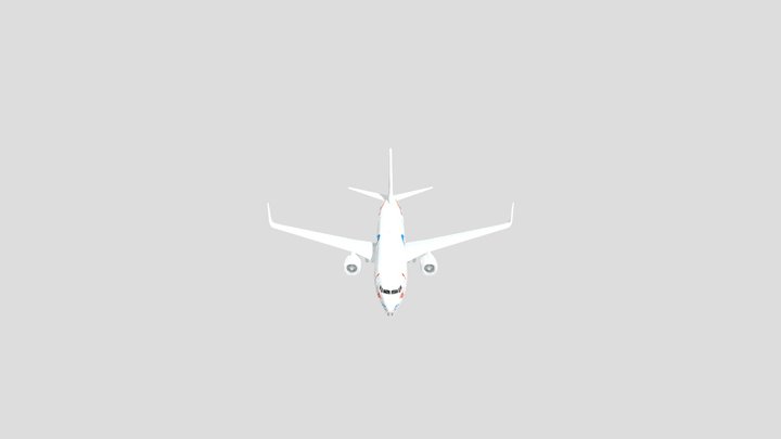 Boeing 737 air china 3D Model