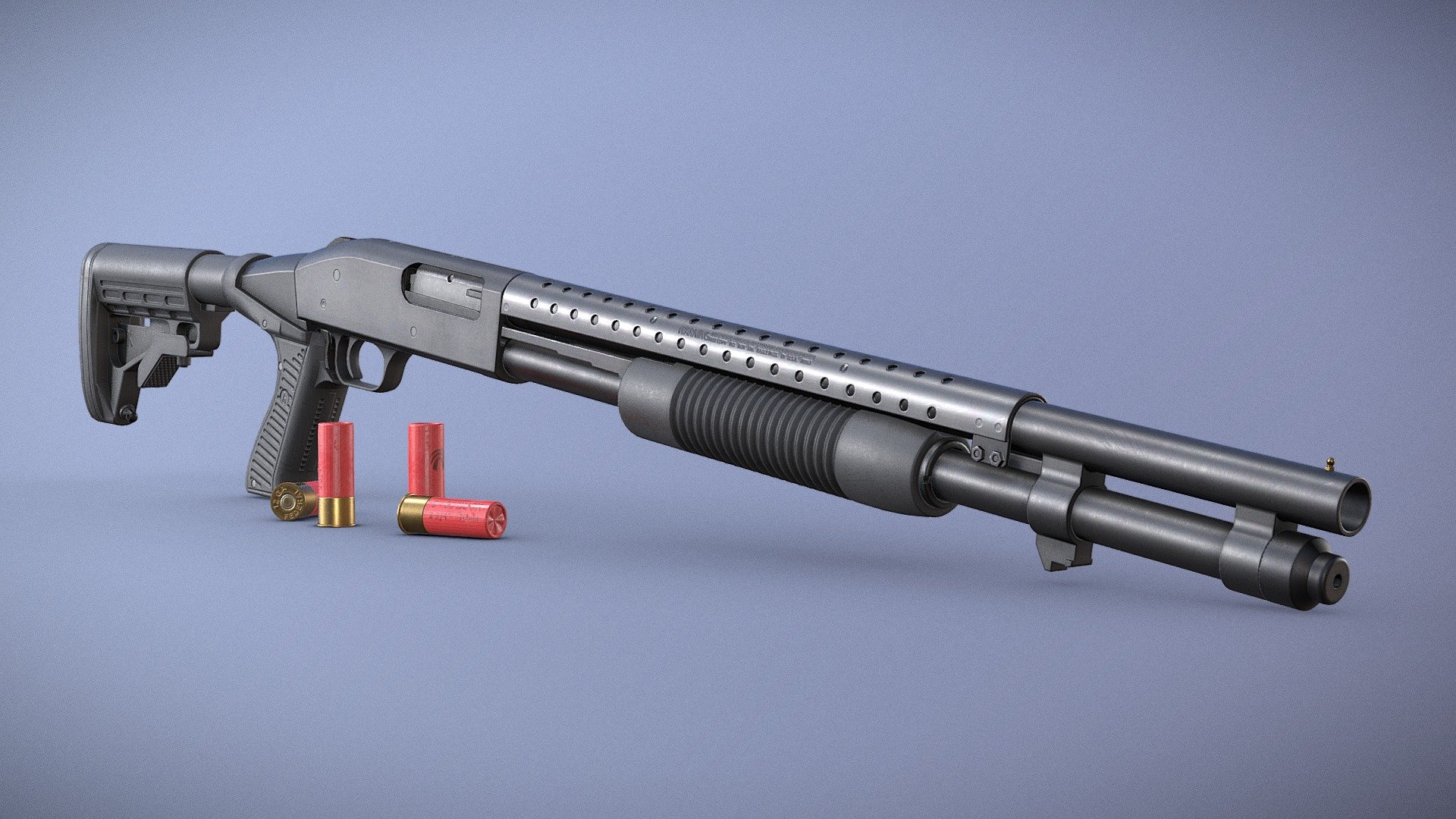 Shane Walsh's Mossberg 590 (TWD) - 3D model by 8sianDude (@haoliu95 ...