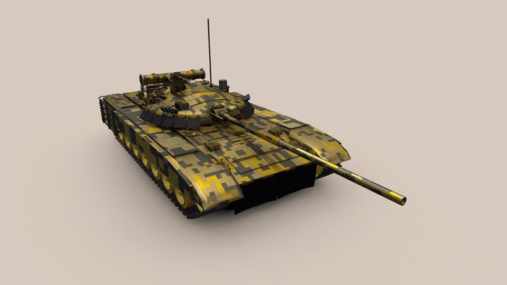 D-30-A ' Hammer Head' MBT 3D Model