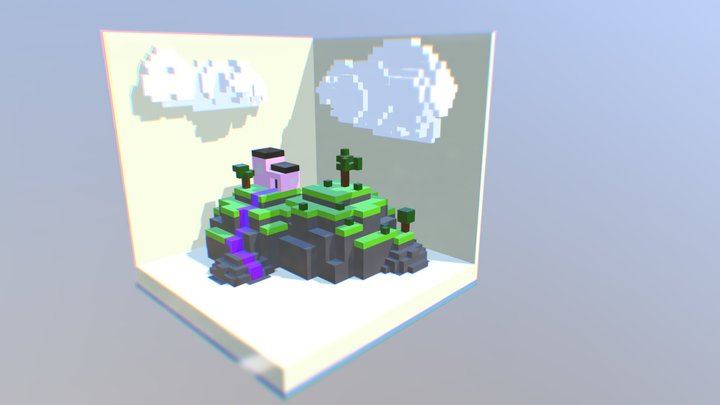 Rock Island 3D Model