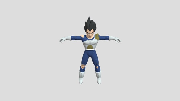 Vegeta 3D Model