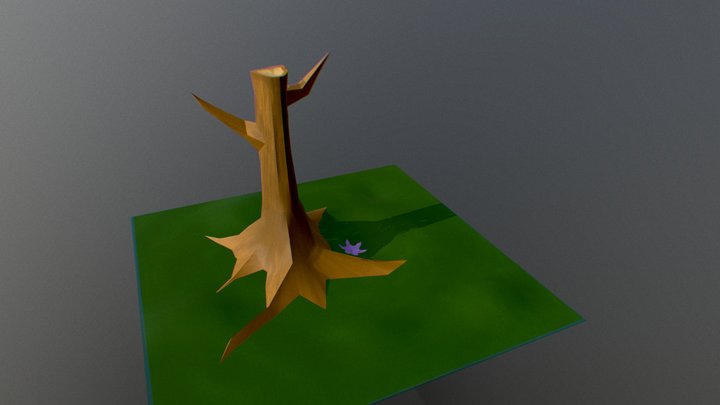 Barren Tree 3D Model