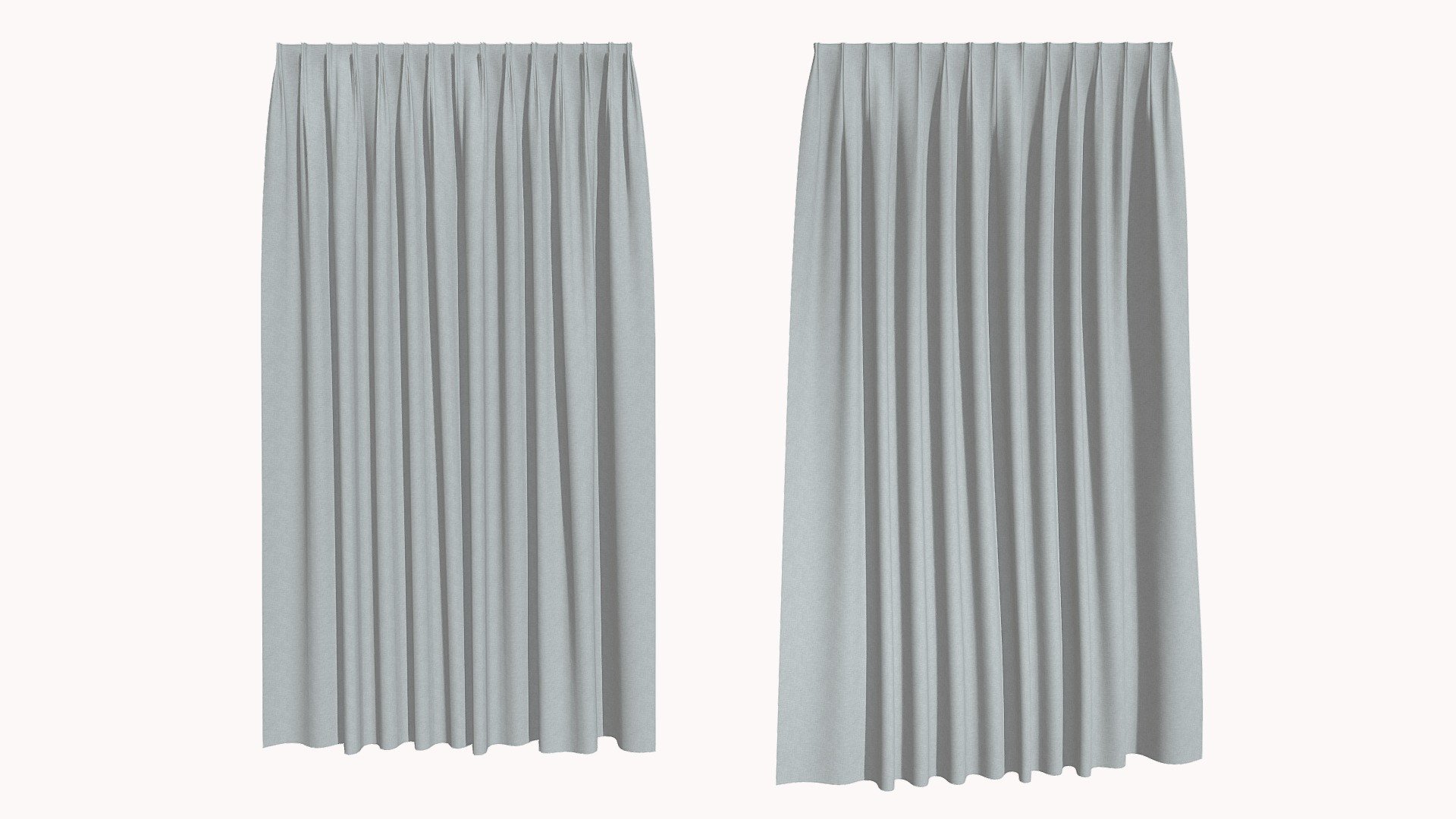 Curtains Textured - 3D model by julix00 [f5b52ee] - Sketchfab