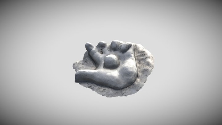 Hand In The Sand 3D Model