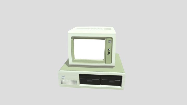 IBM Computer 3D Model