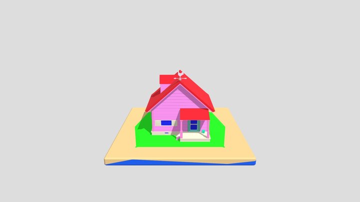 KAMEHOUSEW1 3D Model