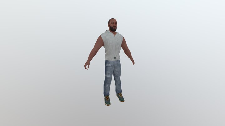 Franklin Hoodie | Indian Bike 3D Mod By G5mods 3D Model