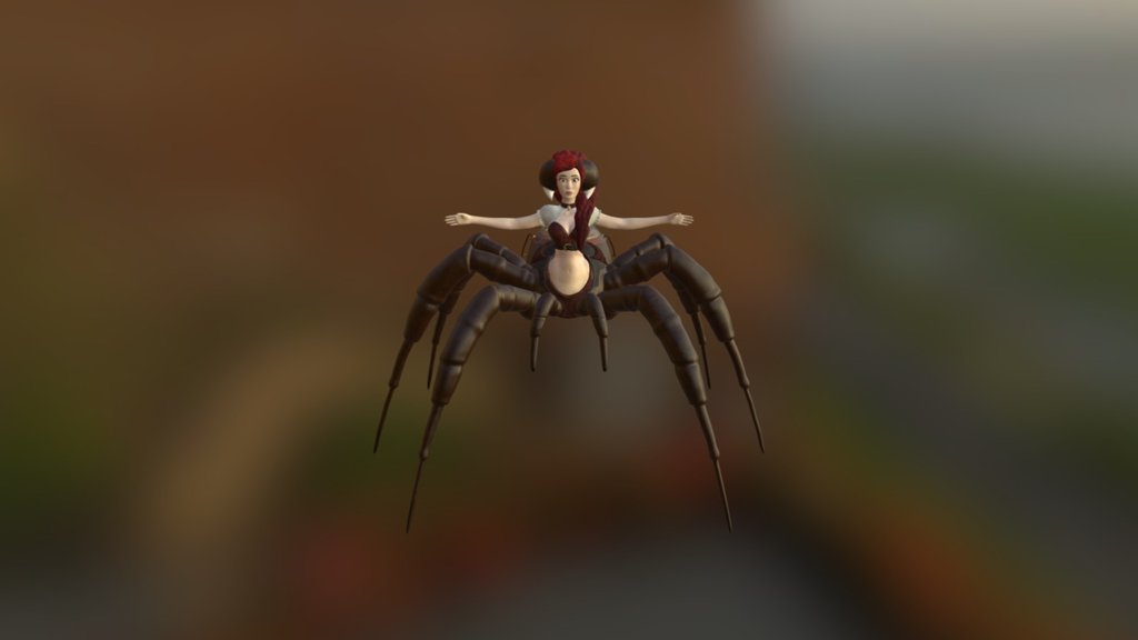 Spider Queen High Poly