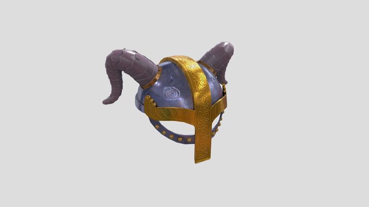 Viking Helmet 3D Model