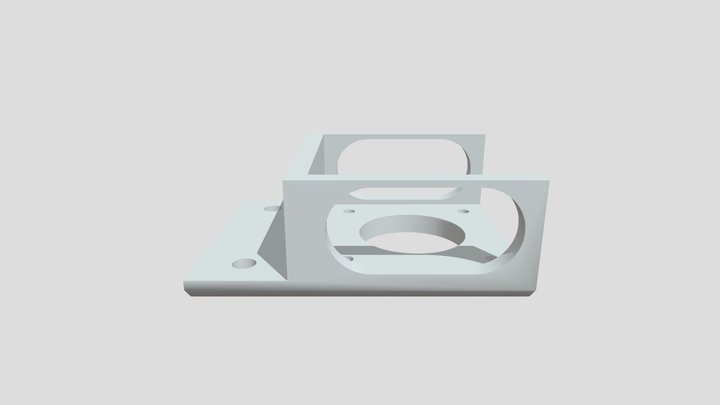 Belted Z- Motor Mount - SolidCore DIY 3D Printer 3D Model