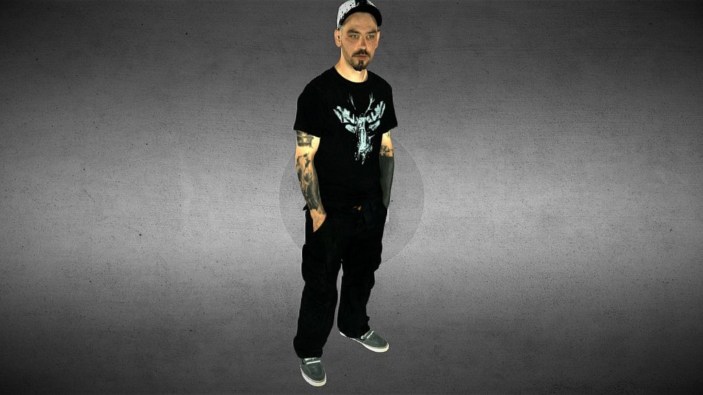 3DModel Joel, Tattoostyle