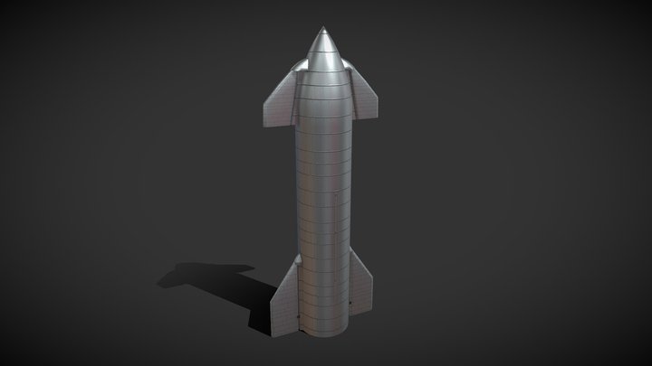 SpaceX Starship - Spaceship – Modello 3D gratuito STL