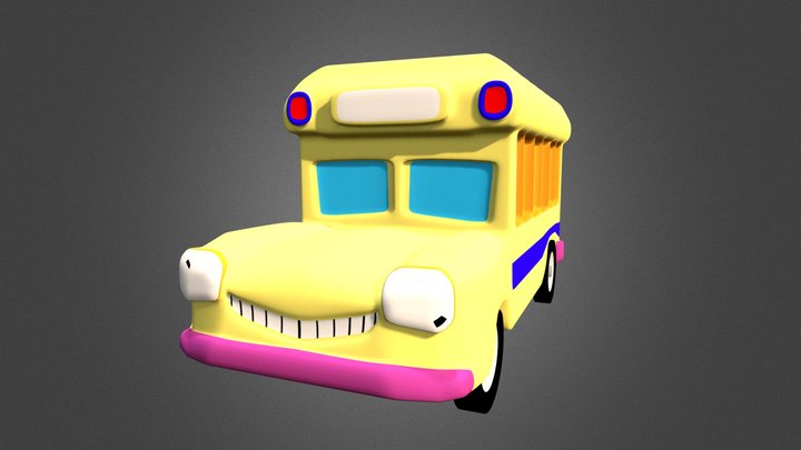 Crazy bus 3D Model