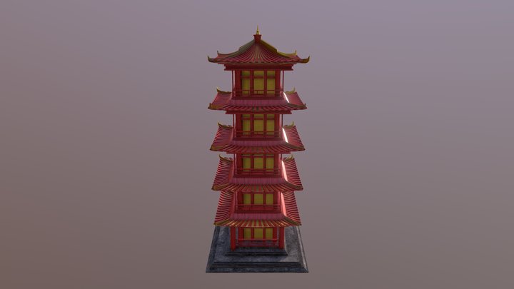 Temple Export 02 3D Model