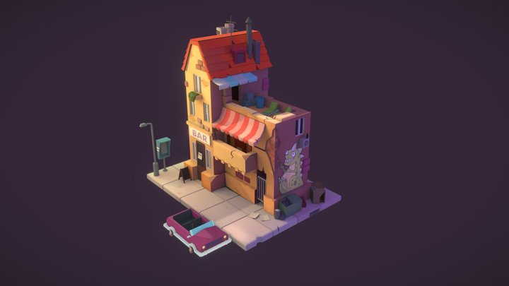 Bad neighborhood 3D Model