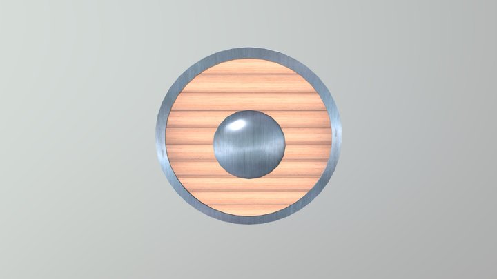 Shawn_Felski_DIG_4780_Assignment_6_Shield 3D Model