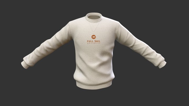 Full Sail Sweatshirt 3D Model