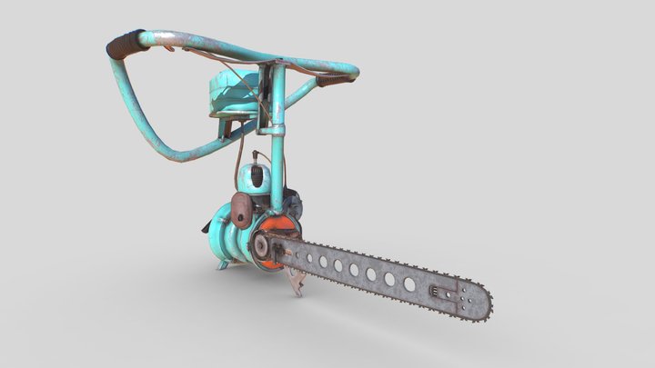 Chainsaw DRUJBA 3D Model