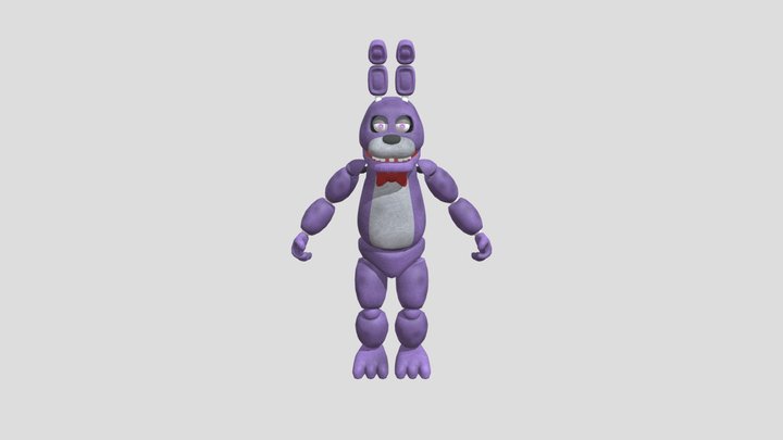 Bonnie the bunny fnaf 1 free five nights at 3D Model