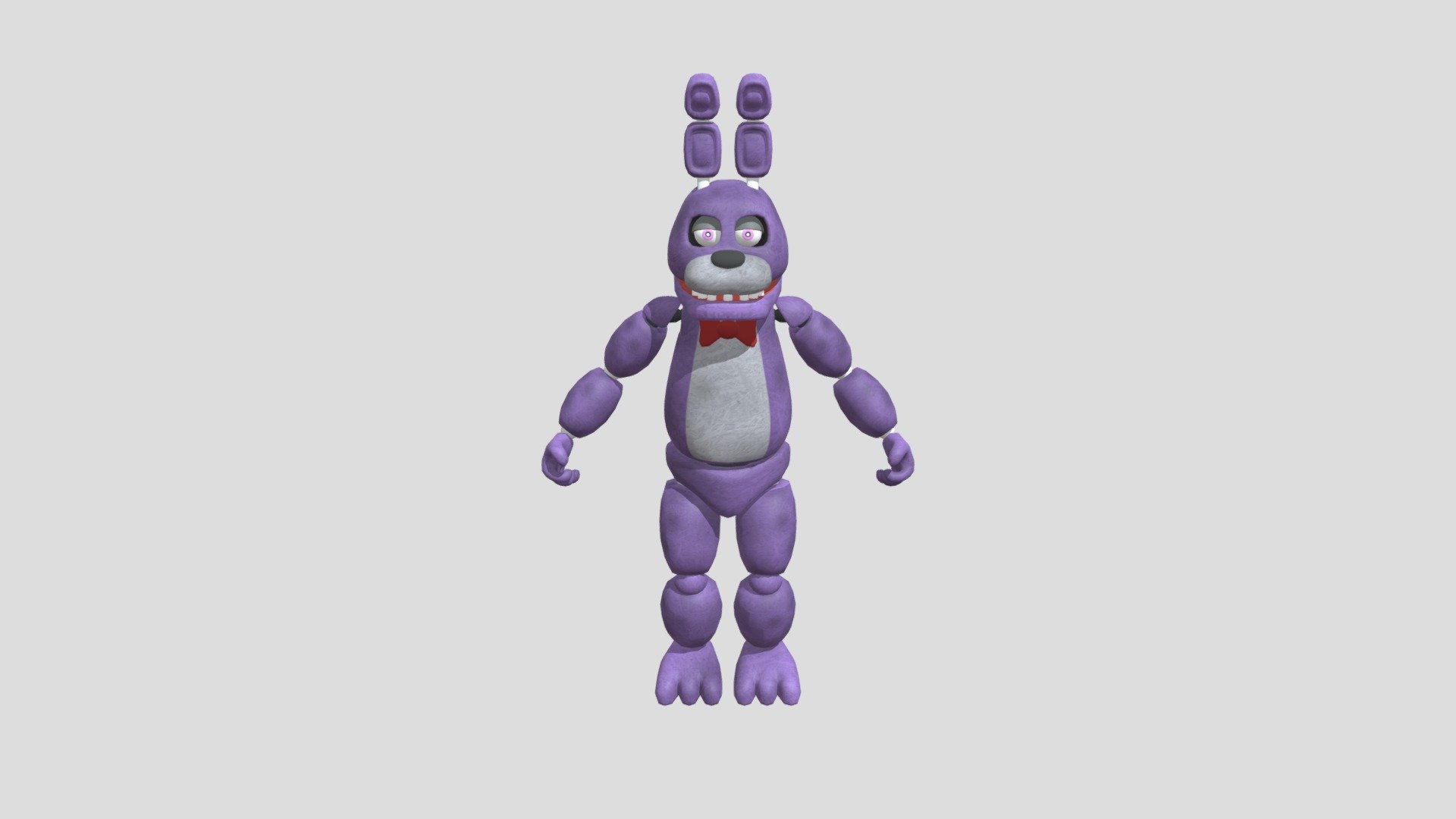Bonnie the bunny fnaf 1 free five nights at - Download Free 3D model by ...