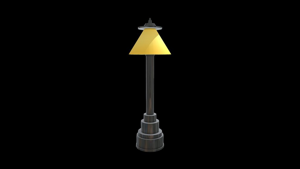 street props low poly