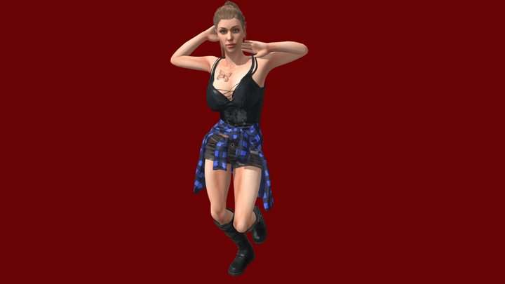 Sarah 3D Model