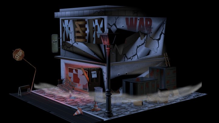 war house 3D Model