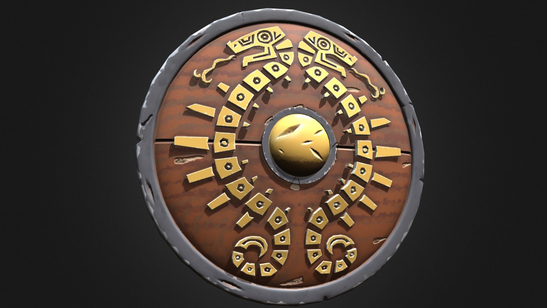 Traveler's Shield - Legend of Zelda BOTW - Download Free 3D model by ...