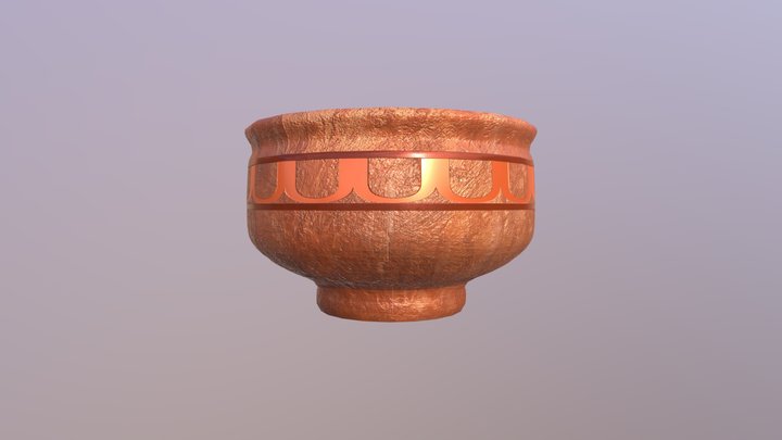 Roman Samian Bowl 3D Model