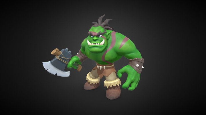 Stylized Orc 3D Model