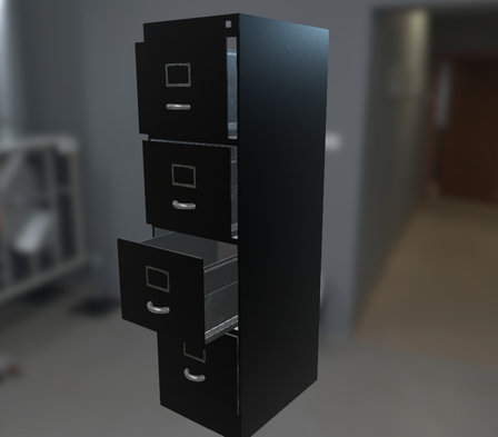 filing-cabinet.unity 3D Model