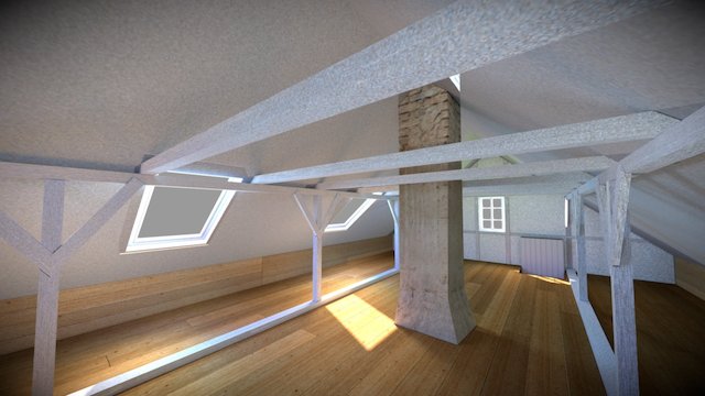 Strych 3D Model