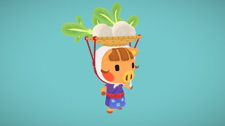 Animal Crossing Daisy Mae 3D Model