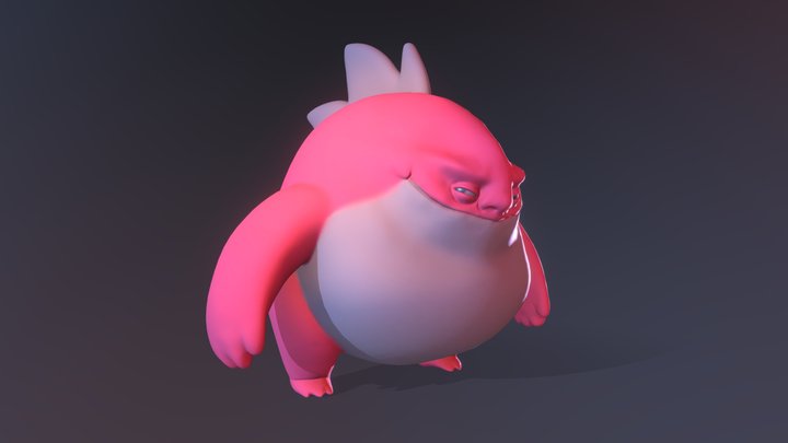 CSC Workshop - Pinkish Guy 3D Model