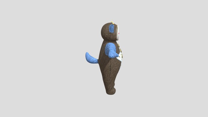 Low Poly Character Textured 3D Model