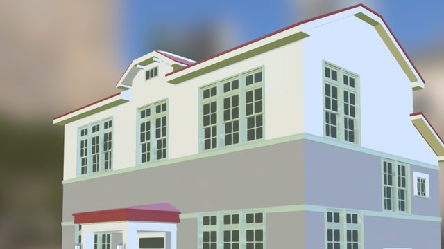 Hakkakinenkan 3D Model