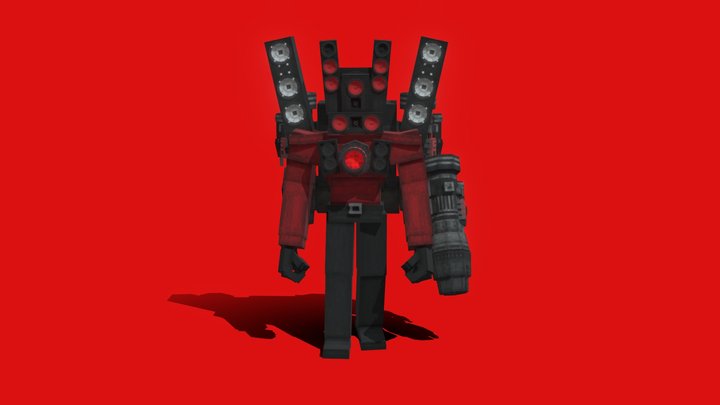 Titan Speakerman 3D Model